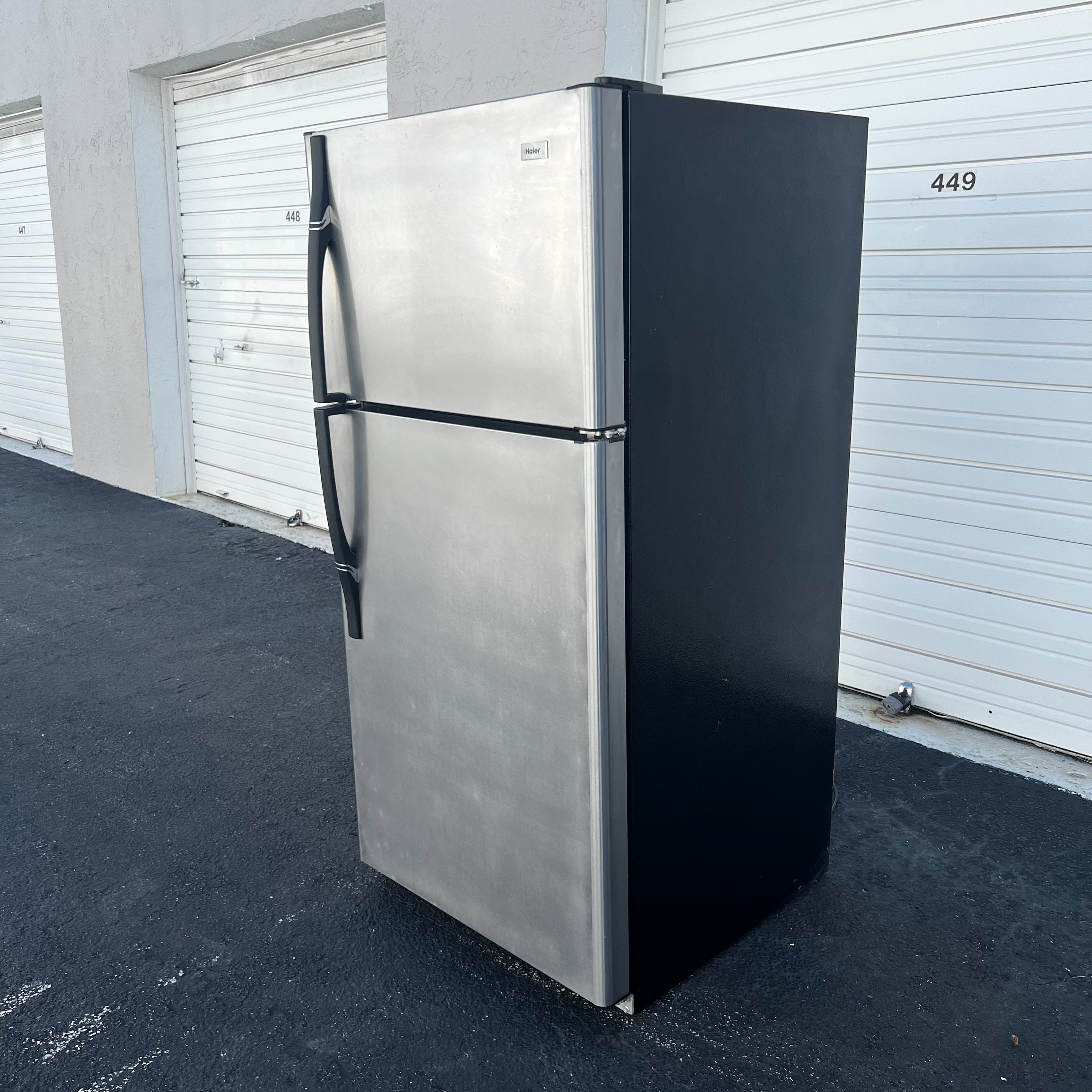 Haier Stainless Steel Top and Bottom Refrigerator Haier Stainless Steel Top and Bottom Refrigerator
